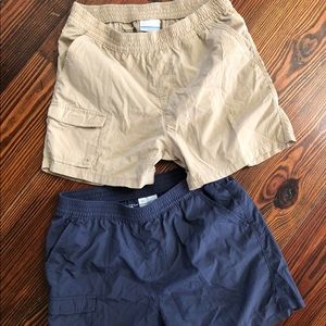 TWO VGUC Boy’s Columbia Omni Shade shorts